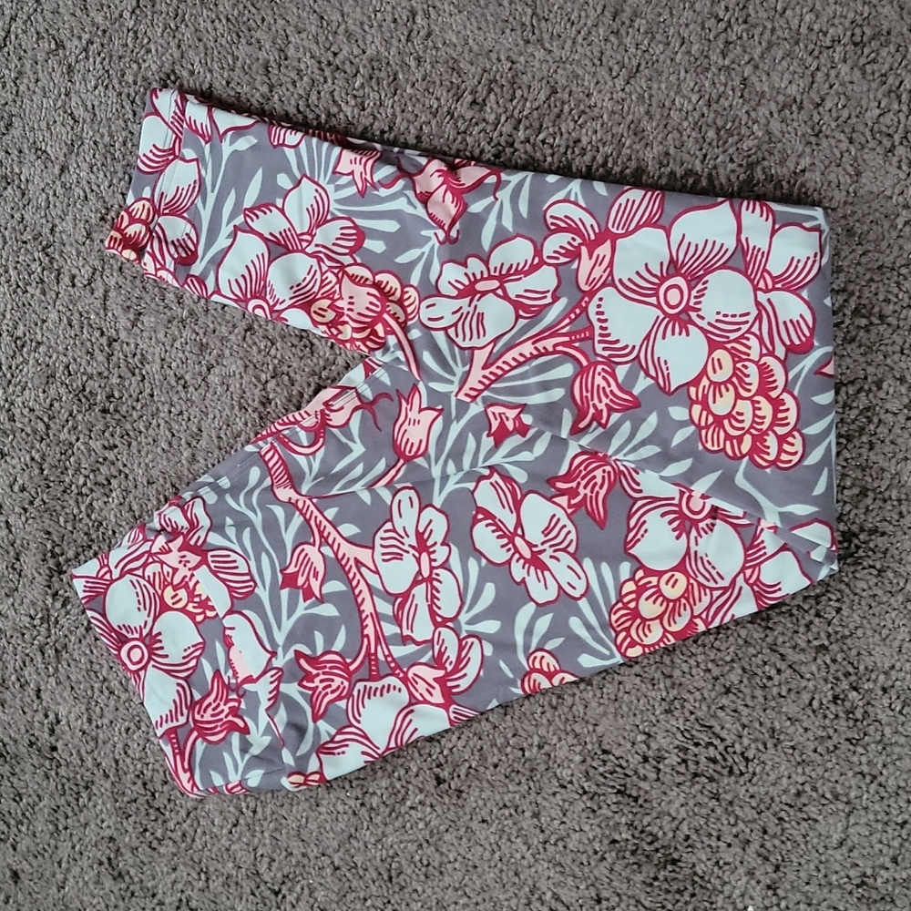 Lularoe leggings os, floral